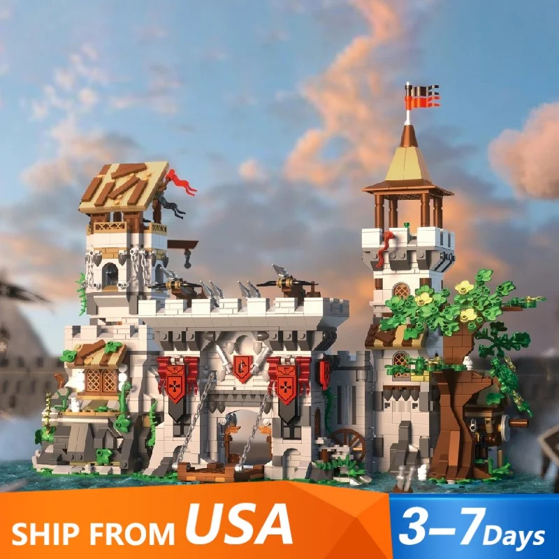 2568PCS Knight's Castle House Buildings Sets, City Apartment Store Architecture Modular Buildings Blocks Model Kit, Gift 2568PCS Knight's Castle House Buildings Sets, City Apartment Store Architecture Modular Buildings Blocks Model Kit, Gift