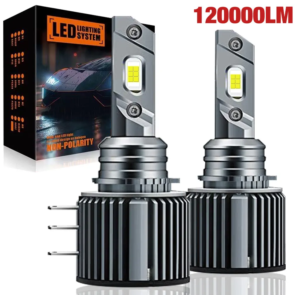 120000LM H15 Led Headlight Bulbs High Beam Day Driving Running Light Canbus Car Lights Csp 120W Auto Turbo Lamps 12V White
120000LM H15 Led Headlight Bulbs High Beam Day Driving Running Light Canbus Car Lights Csp 120W Auto Turbo Lamps 12V White