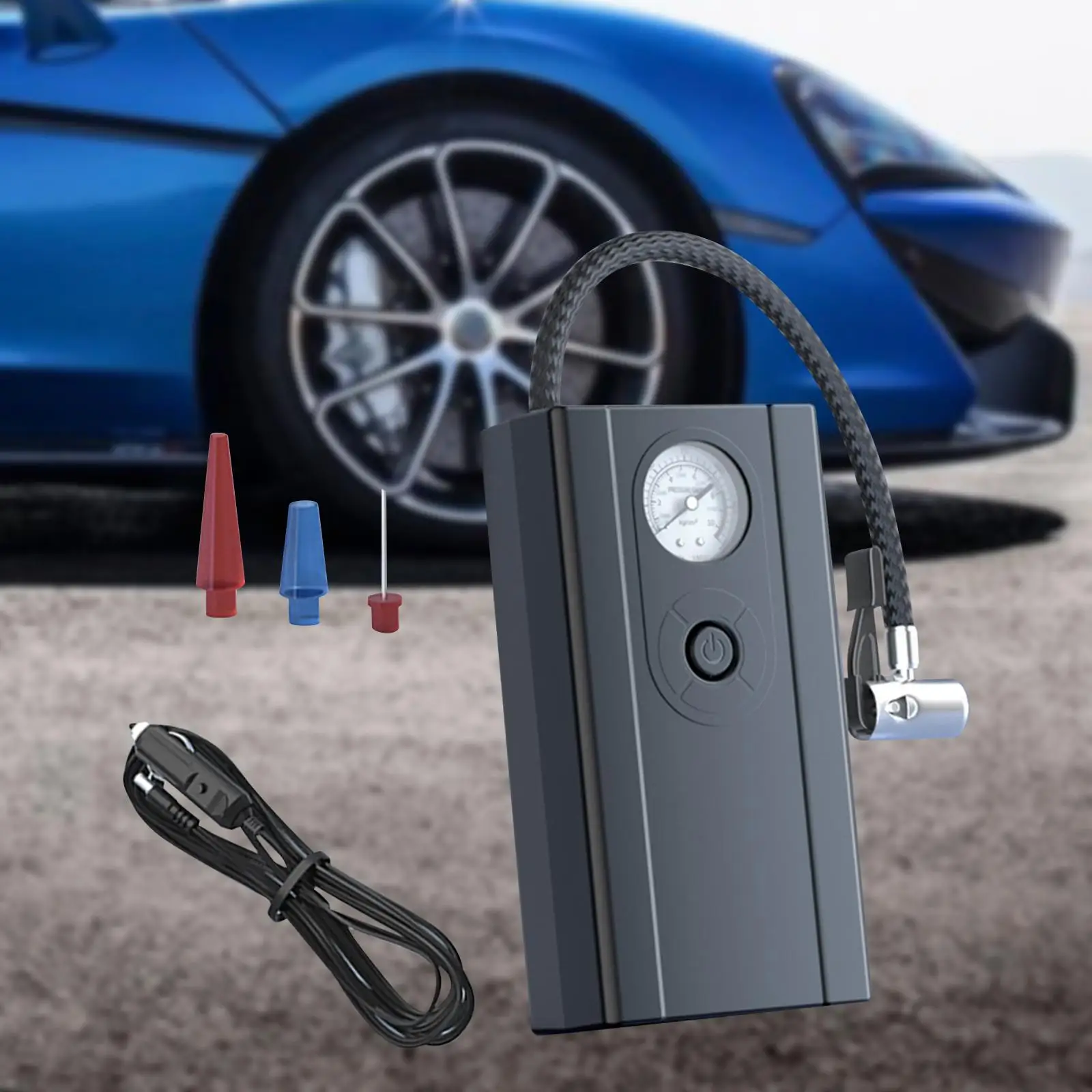 Air Compressor Tire Inflator Multipurpose Mini with Inflation Hose Car Accessories Tire Pump for Ball Car Bike Motor,Men
Air Compressor Tire Inflator Multipurpose Mini with Inflation Hose Car Accessories Tire Pump for Ball Car Bike Motor,Men