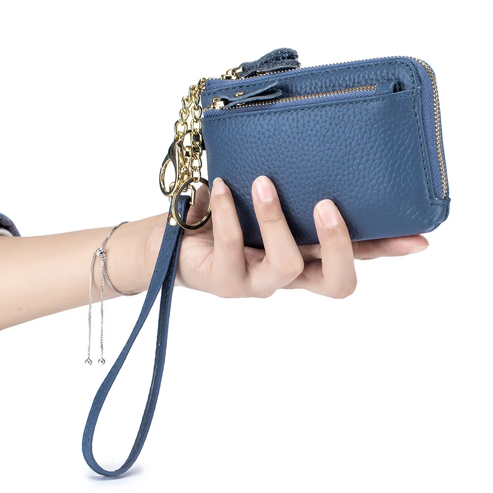 Genuine Leather Clutch Wallet Bags Cowhide Small Hand Coin Purse Card Holder Key Lipstick Earphone Storage Pouch Case For Women
Genuine Leather Clutch Wallet Bags Cowhide Small Hand Coin Purse Card Holder Key Lipstick Earphone Storage Pouch Case For Women