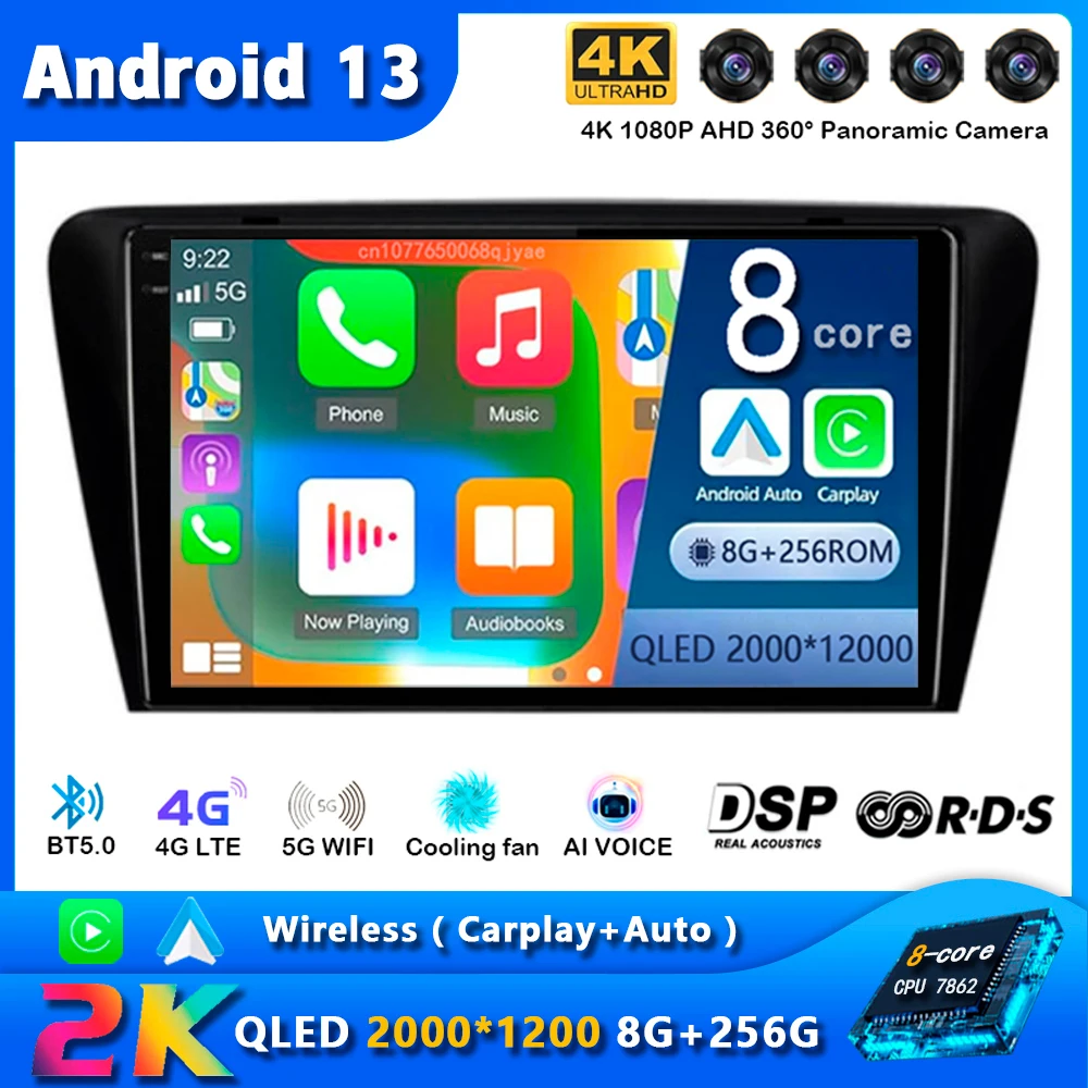 Android 13 Car Radio For Skoda Octavia A7 III 3 2013 2014 - 2018 Navigation GPS Multimedia Player Stereo wifi+4G Carplay DSP BT
Android 13 Car Radio For Skoda Octavia A7 III 3 2013 2014 - 2018 Navigation GPS Multimedia Player Stereo wifi+4G Carplay DSP BT