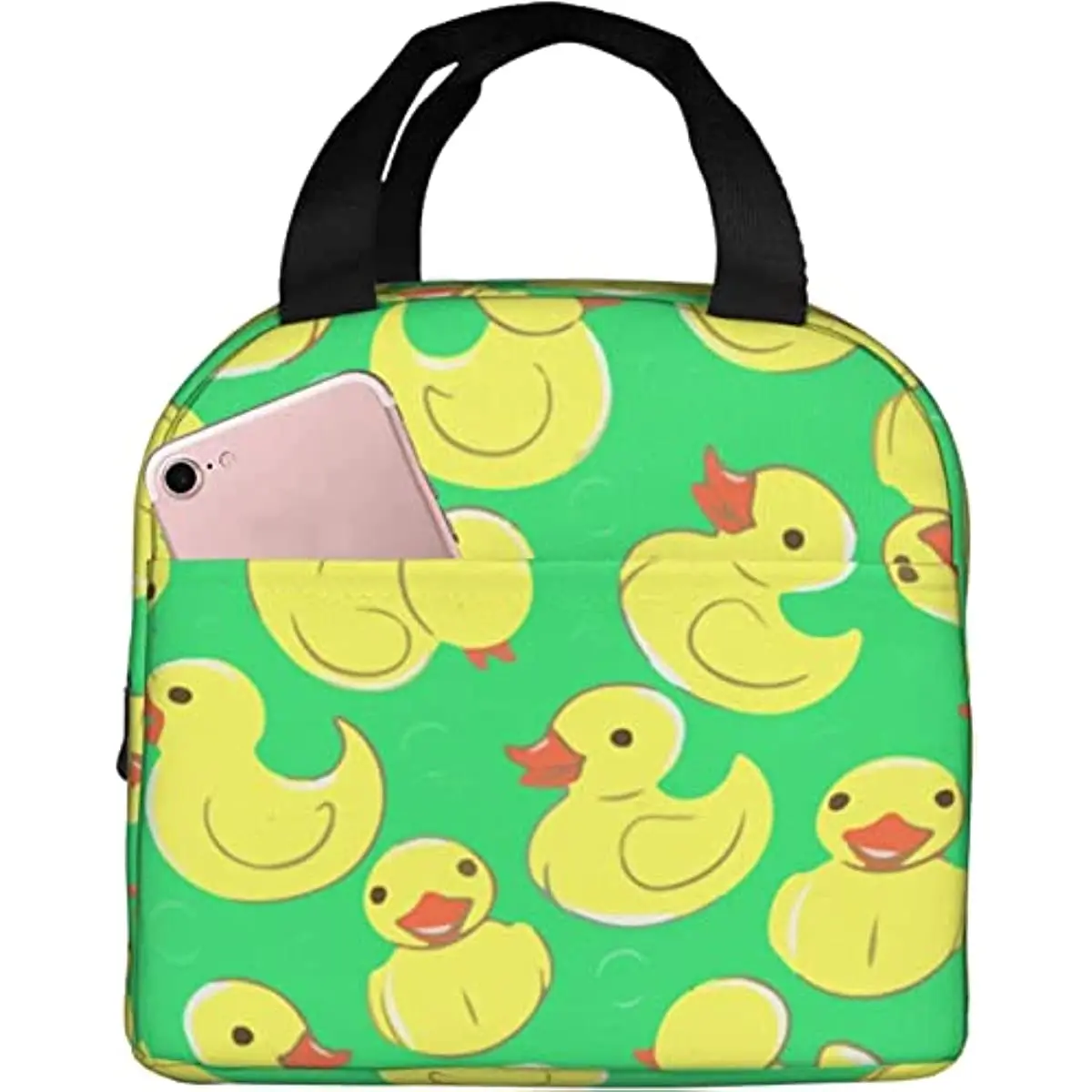 Reusable Lunch Tote Bag Cute Rubber Duck Swimming Insulated Lunch Bag Durable Cooler Lunch Box
Reusable Lunch Tote Bag Cute Rubber Duck Swimming Insulated Lunch Bag Durable Cooler Lunch Box