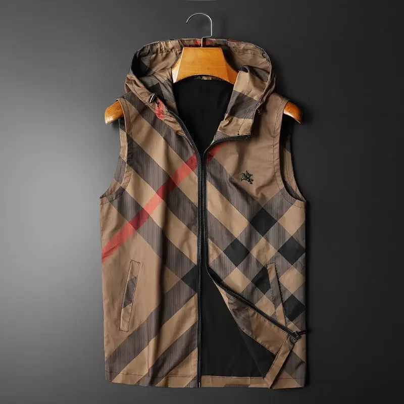 Europe station high-end 2023 spring and autumn new men's vest vest hooded plaid sleeveless fashion vest vest.
Europe station high-end 2023 spring and autumn new men's vest vest hooded plaid sleeveless fashion vest vest.