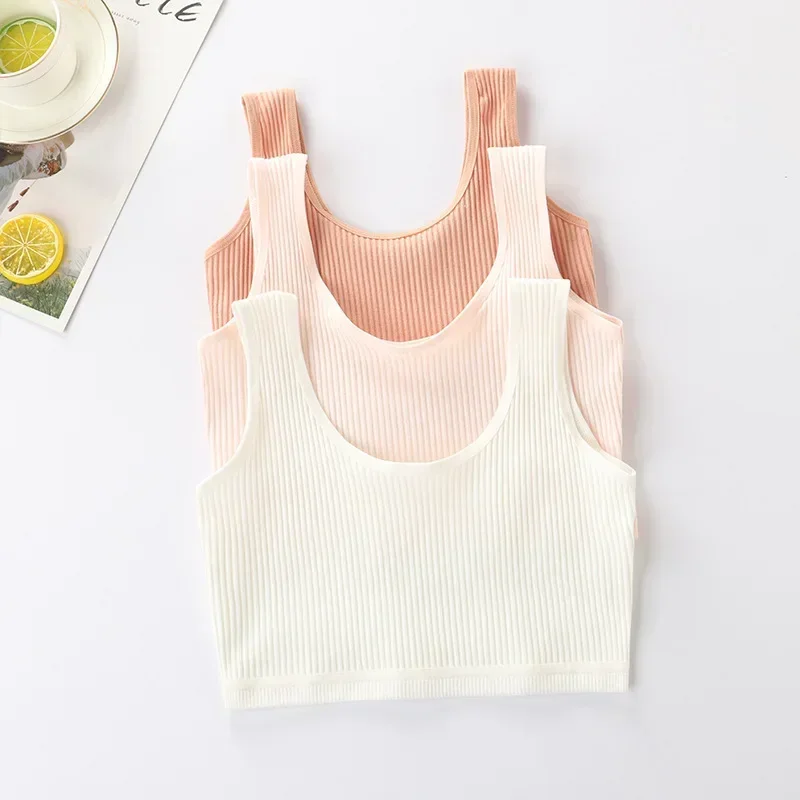 Cotton Training Teenager Girls Bras Kids Clothes Tops Teens Girl Vest Comfort Young Girl Underwear Sport Bras Casual Solid Color
Cotton Training Teenager Girls Bras Kids Clothes Tops Teens Girl Vest Comfort Young Girl Underwear Sport Bras Casual Solid Color