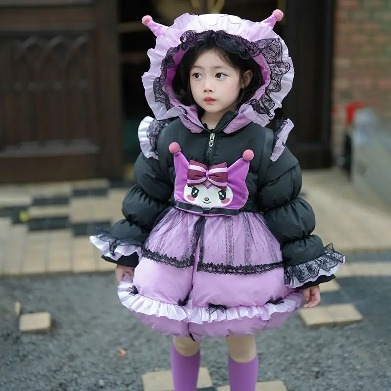 Kawaii Sanrioed симпатичная мультяшная девочка Kuromi утепленная хлопковая куртка зимняя детская утепленная хлопковая куртка средней длины зимняя куртка
Kawaii Sanrioed симпатичная мультяшная девочка Kuromi утепленная хлопковая куртка зимняя детская утепленная хлопковая куртка средней длины зимняя куртка