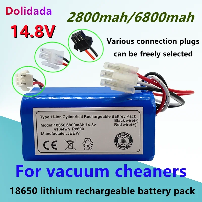 

NEW 14.8V2800/6800mah Li-ion Battery Pack for ICLEBO ARTE YCR-M05 POP YCR-M05-P Smart YCR-M04-1 YCR-M05-10 YCR-M05-30 YCR-M05-50