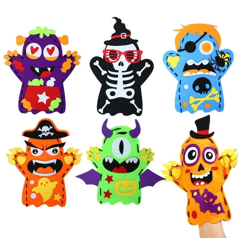 3Pcs DIY Hand Puppet Craft Toy Felt Halloween Kids Party Favors Kindergarten Activity Material Pack Cartoon Decoration Gifts
3Pcs DIY Hand Puppet Craft Toy Felt Halloween Kids Party Favors Kindergarten Activity Material Pack Cartoon Decoration Gifts