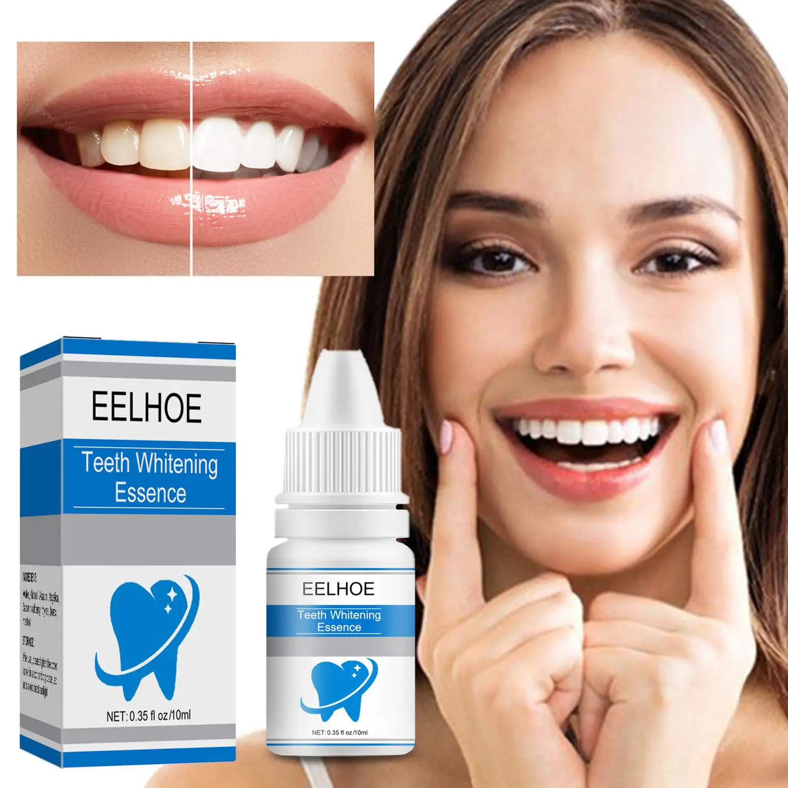 

Teeth Whitening Essence Remove Plaque Stains Serum Tooth Caries Breath Dental Dental Against Oral Fresh Hygiene Cleaning 10 O0B2