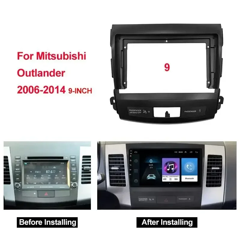 Автомобильная радиоустановка Fascia ДЛЯ 2007-2011 MITSUBISHI OUTLANDER 9 дюймов, стереопанель, комплект для приборной панели, устанавливаемая рамка
Автомобильная радиоустановка Fascia ДЛЯ 2007-2011 MITSUBISHI OUTLANDER 9 дюймов, стереопанель, комплект для приборной панели, устанавливаемая рамка
