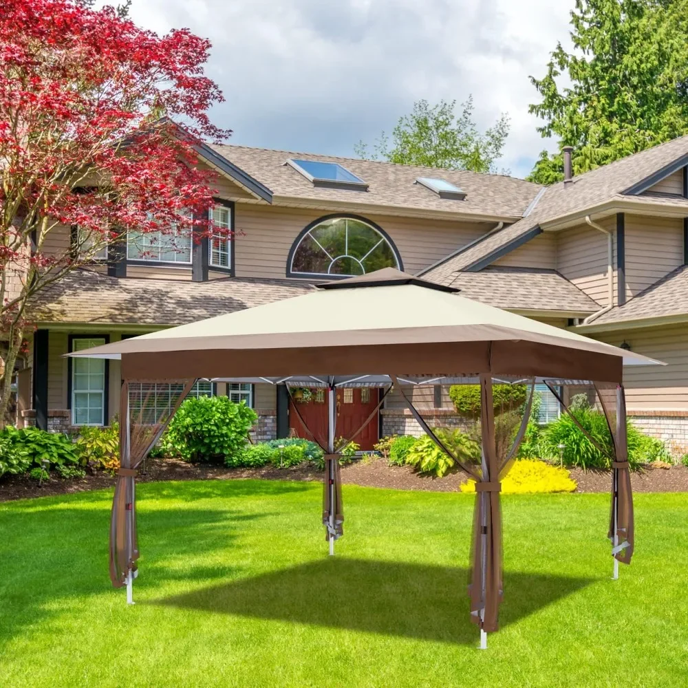 12'x12' Canopy, Tent with Curtains and Shelter for Patio, Party & Backyard, Pop Up Canopy
12'x12' Canopy, Tent with Curtains and Shelter for Patio, Party & Backyard, Pop Up Canopy