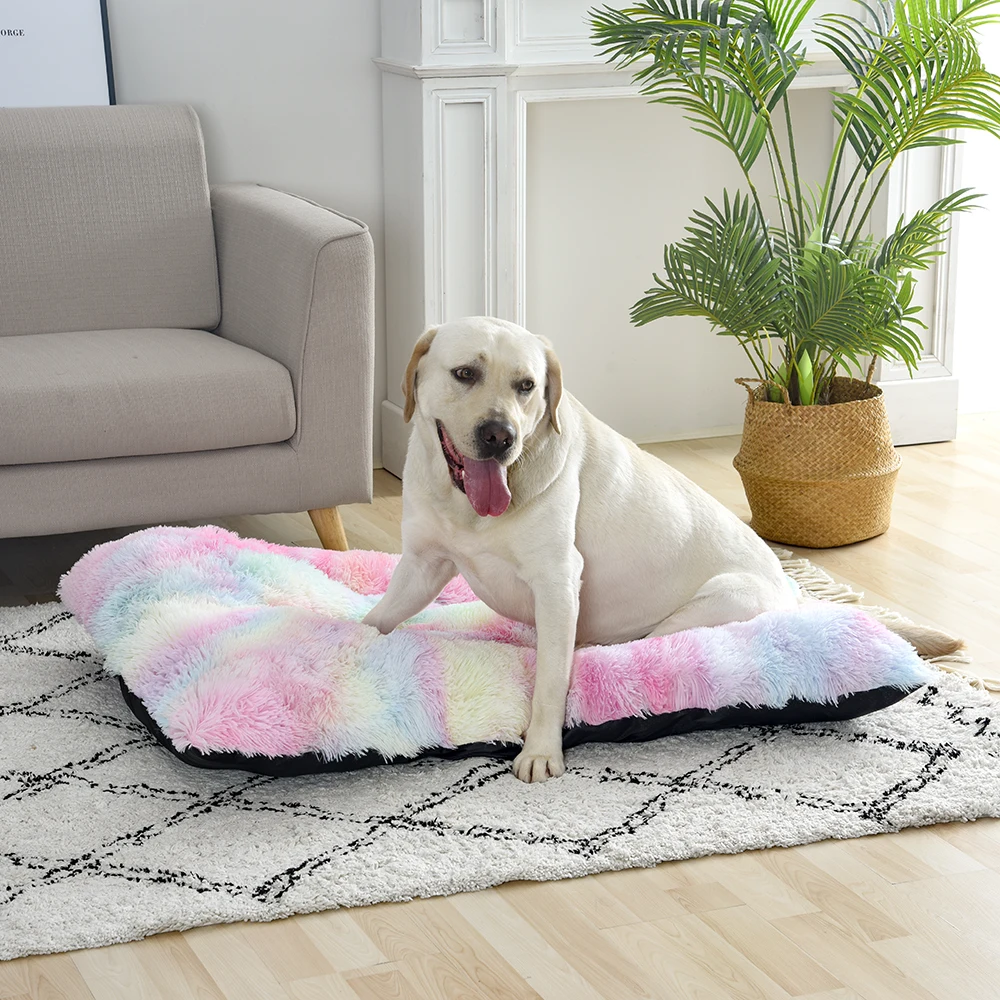 Dog Bed Long Plush Waterproof Pet Bed Comfortable Faux Fur Washable Crate Mat for Jumbo Large Medium Dogs with Anti-Slip Backing
Dog Bed Long Plush Waterproof Pet Bed Comfortable Faux Fur Washable Crate Mat for Jumbo Large Medium Dogs with Anti-Slip Backing