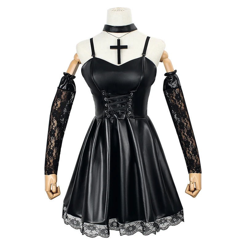 Death Note Cosplay Costume Misa Amane Imitation Leather Sexy Dress Uniform Outfit Cosplay Costume
Death Note Cosplay Costume Misa Amane Imitation Leather Sexy Dress Uniform Outfit Cosplay Costume