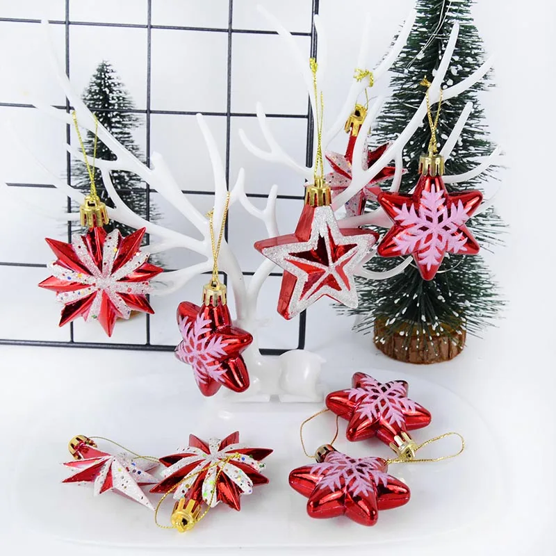 Christmas Tree Hanging Ornaments Snowflake Star Shape Christmas Decoration Props For Home Navidad New Year Xmas Gifts Pendant
Christmas Tree Hanging Ornaments Snowflake Star Shape Christmas Decoration Props For Home Navidad New Year Xmas Gifts Pendant