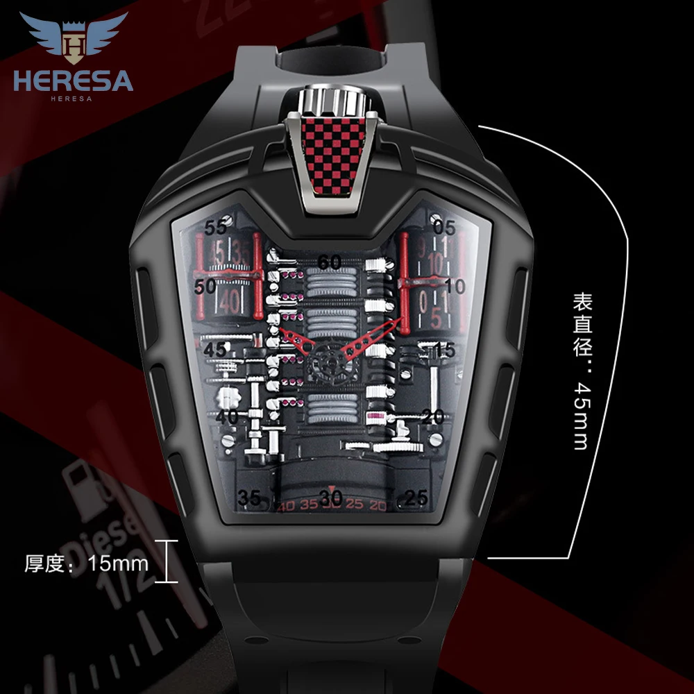 HERESA Business Learther Mens Watches Top Brand Luxury Quartz Watch For Men Woman Waterproof Sport Big Dial Military Wrist watch
HERESA Business Learther Mens Watches Top Brand Luxury Quartz Watch For Men Woman Waterproof Sport Big Dial Military Wrist watch