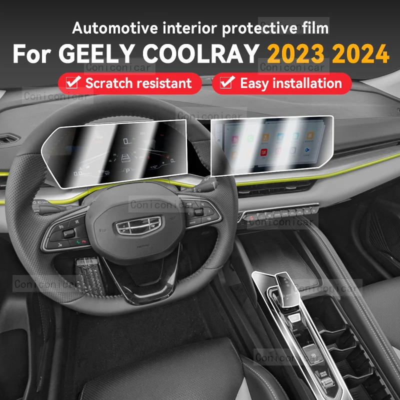 For GEELY COOLRAY 2023 2024 Car Interior Gearbox Panel Anti-Scratch Protective Screen Transparent TPU Film Accessories Sticker
For GEELY COOLRAY 2023 2024 Car Interior Gearbox Panel Anti-Scratch Protective Screen Transparent TPU Film Accessories Sticker