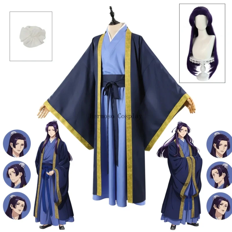 Maomao Jinshi Cosplay Costume Kusuriya no Hitorigoto The Apothecary Diaries Jinshi Wig Hanfu Green Uniform Kimono Headress Suit
Maomao Jinshi Cosplay Costume Kusuriya no Hitorigoto The Apothecary Diaries Jinshi Wig Hanfu Green Uniform Kimono Headress Suit
