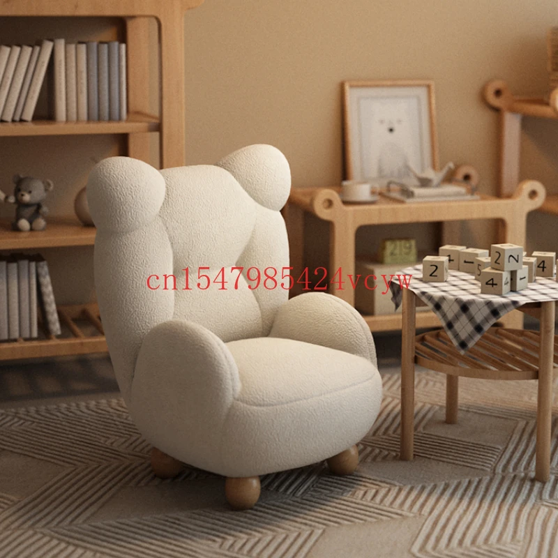 Lambswool Cream Color Lounge Sofa Chair Single Cartoon Cute Seat Small Apartment Children Mini Bear Sofa
Lambswool Cream Color Lounge Sofa Chair Single Cartoon Cute Seat Small Apartment Children Mini Bear Sofa