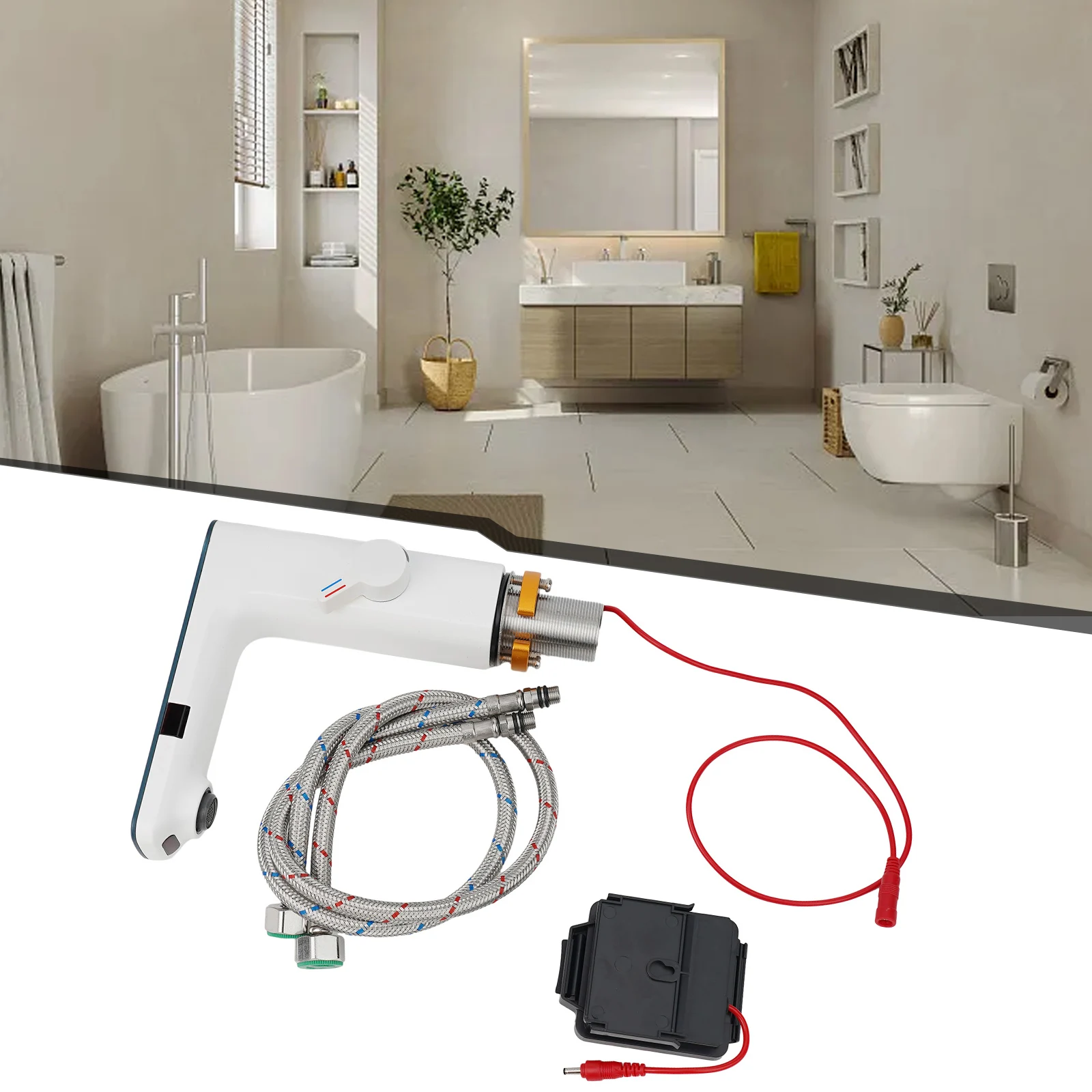 Digital Display Screen Smart Sensor Basin Faucet Hot Cold Water Mixer Tap Classic Modern Design Chrome Finish
Digital Display Screen Smart Sensor Basin Faucet Hot Cold Water Mixer Tap Classic Modern Design Chrome Finish