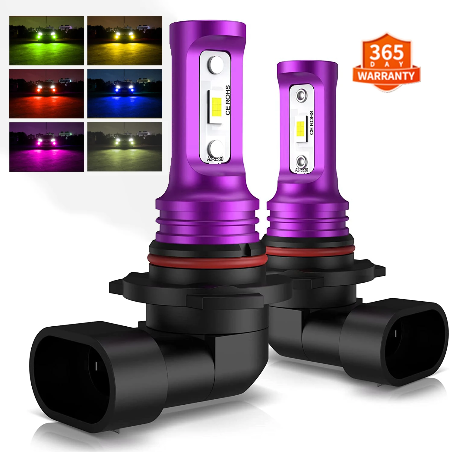 2pcs Mini Car Fog Light Bulbs 9006 HB4 P13W LED Headlight Fog Lamp CSP White Blue Yellow Red Purple Green 
2pcs Mini Car Fog Light Bulbs 9006 HB4 P13W LED Headlight Fog Lamp CSP White Blue Yellow Red Purple Green