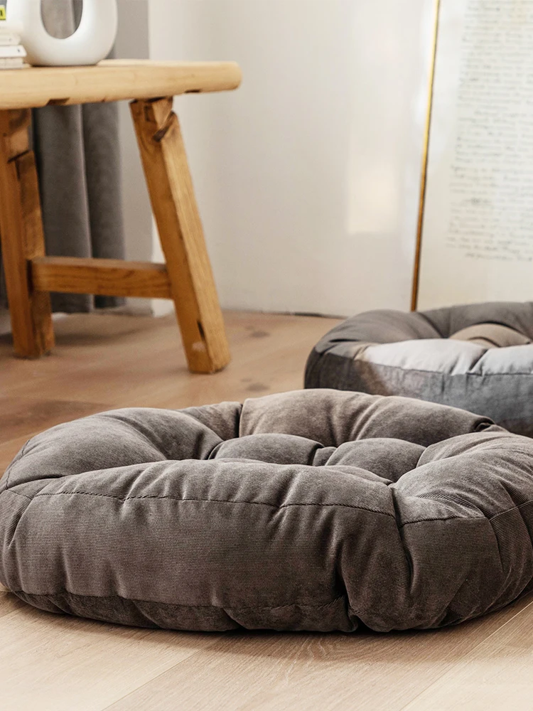Hip Cushion Thick Fabric round Balcony Bay Window Tatami Corduroy Solid Color Window Sill Floor Meditation
Hip Cushion Thick Fabric round Balcony Bay Window Tatami Corduroy Solid Color Window Sill Floor Meditation