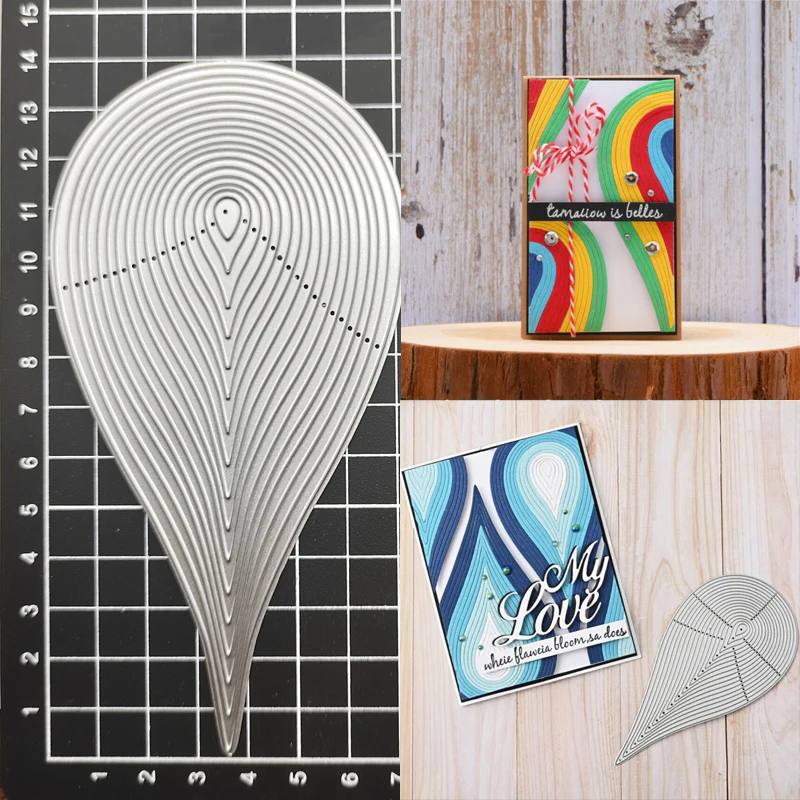 Water-drop Shape Metal Cutting Dies Scrapbooking stamps embossing paper Cards border template punch Stencil DIY
Water-drop Shape Metal Cutting Dies Scrapbooking stamps embossing paper Cards border template punch Stencil DIY