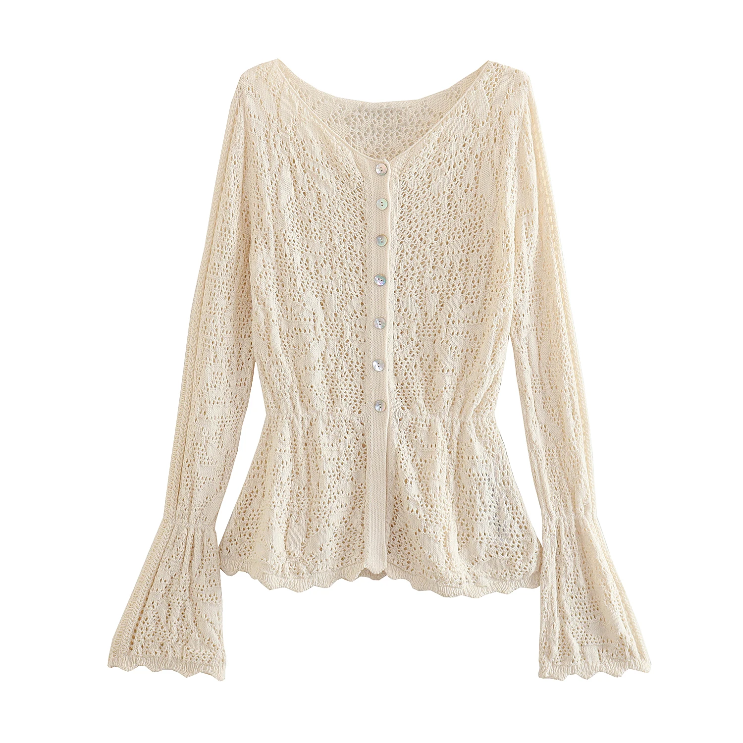 BMZRLJY Summer French Sweet Dew Clavicle Slim Fit Everything Hollowed Out Long Sleeve Jacquard Mesh Knitted Cardigan Top Coat
BMZRLJY Summer French Sweet Dew Clavicle Slim Fit Everything Hollowed Out Long Sleeve Jacquard Mesh Knitted Cardigan Top Coat