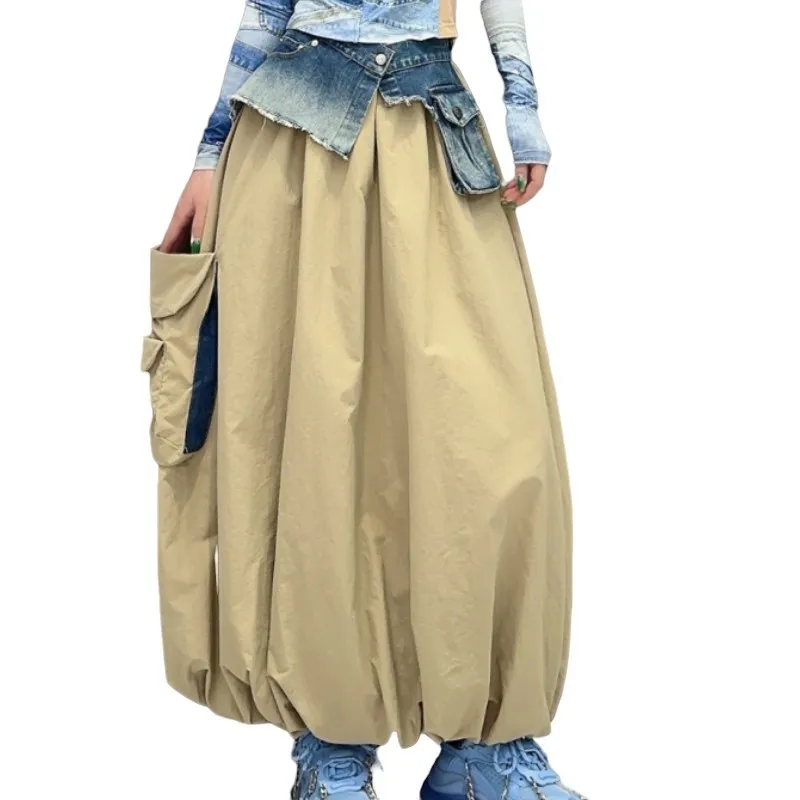 2024 Spring Autumn New Korean Style Casual Solid Color Loose Skirt Women Fashion Trendy Yellow Black Skirt LX614S
2024 Spring Autumn New Korean Style Casual Solid Color Loose Skirt Women Fashion Trendy Yellow Black Skirt LX614S