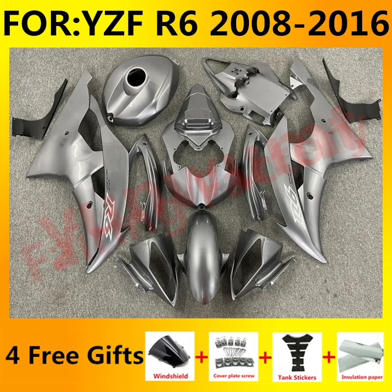 Motorcycle full Fairing Kit fit For YZF R6 YFZ-R6 2008 2009 2010 2011 2012 2013 2014 2015 2016 Bodywork Fairings kits set grey
Motorcycle full Fairing Kit fit For YZF R6 YFZ-R6 2008 2009 2010 2011 2012 2013 2014 2015 2016 Bodywork Fairings kits set grey