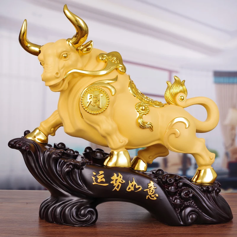 Home decoration accessories Cow ornament Zodiac Ox Ornament Gift for opening a company store Resin Crafts room decor
Home decoration accessories Cow ornament Zodiac Ox Ornament Gift for opening a company store Resin Crafts room decor