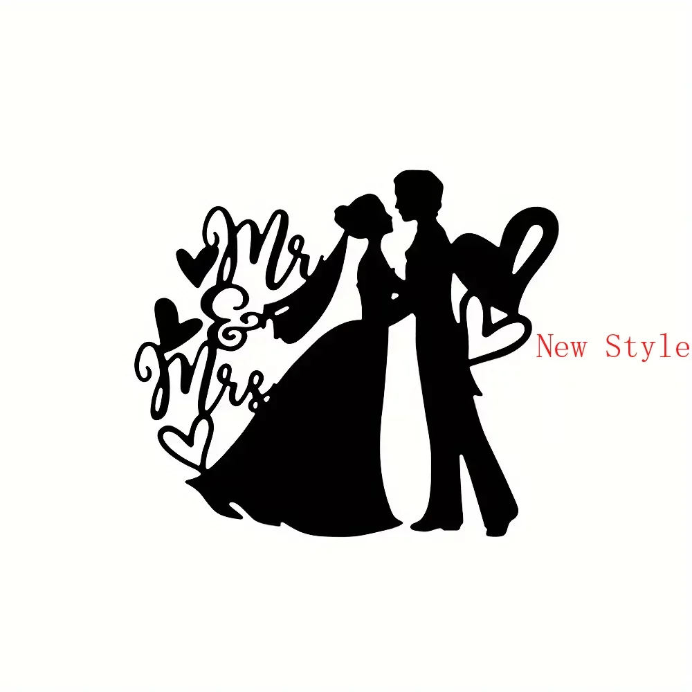 Bride & Groom Wall Sign Metal Wall Art Aesthetic Home Decoration Wedding Valentine Metal Hanging Ornament for Home Room Decor Ho
Bride & Groom Wall Sign Metal Wall Art Aesthetic Home Decoration Wedding Valentine Metal Hanging Ornament for Home Room Decor Ho