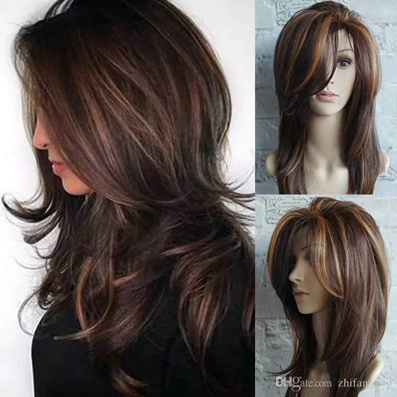 Z&F Blonde Mix Brown Color Curly Nature Look Fluffy Bule Wigs Medium Long Straight Hair Wigs For Women
Z&F Blonde Mix Brown Color Curly Nature Look Fluffy Bule Wigs Medium Long Straight Hair Wigs For Women