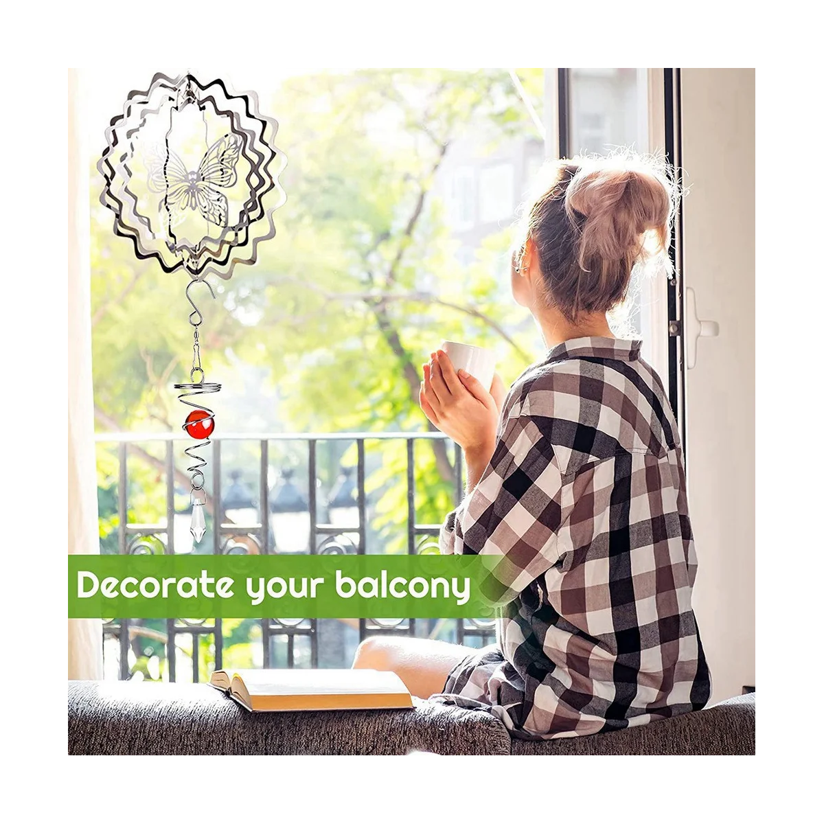 Спиральные ветряные колокольчики 5 шт., хрустальный шар, ветряной Спиннер, подвески, вращающийся крючок, колокольчик, хвост для украшения дома, сада, двора
Спиральные ветряные колокольчики 5 шт., хрустальный шар, ветряной Спиннер, подвески, вращающийся крючок, колокольчик, хвост для украшения дома, сада, двора