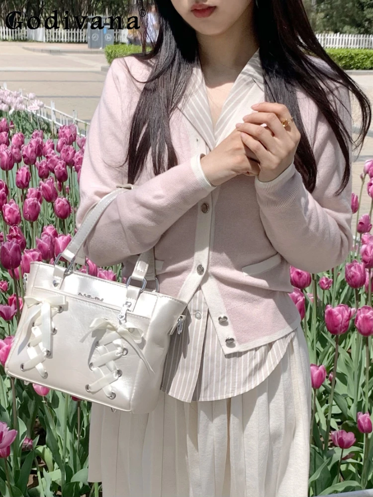 Fashionable All-Match Commuter Women's Cross-Body Bag Handbag Sweet Cute Solid Color Bow Ribbon Elegant Horizontal Square Bags
Fashionable All-Match Commuter Women's Cross-Body Bag Handbag Sweet Cute Solid Color Bow Ribbon Elegant Horizontal Square Bags