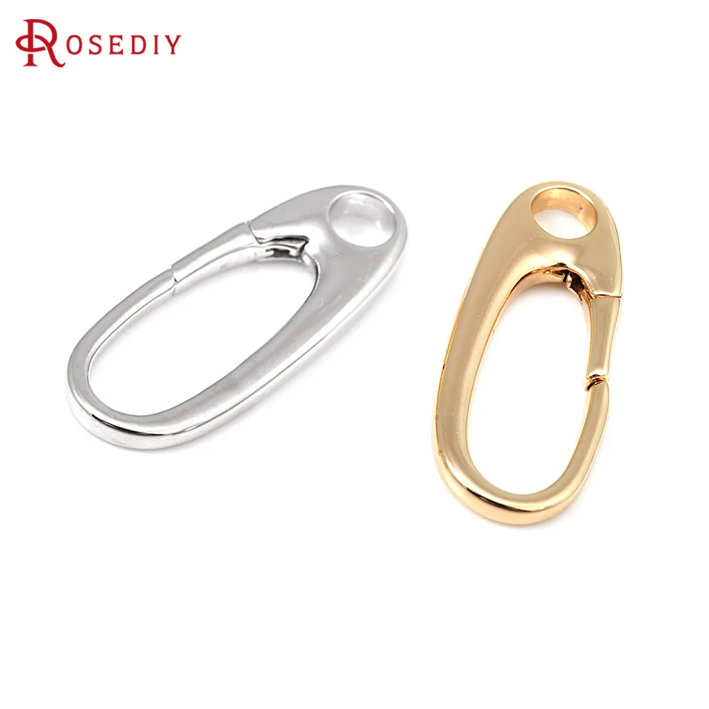 4PCS 18K Gold Color Brass Connect Clasps High Quality Diy Jewelry Making Supplies Necklace Earrings Accessories for Women
4PCS 18K Gold Color Brass Connect Clasps High Quality Diy Jewelry Making Supplies Necklace Earrings Accessories for Women