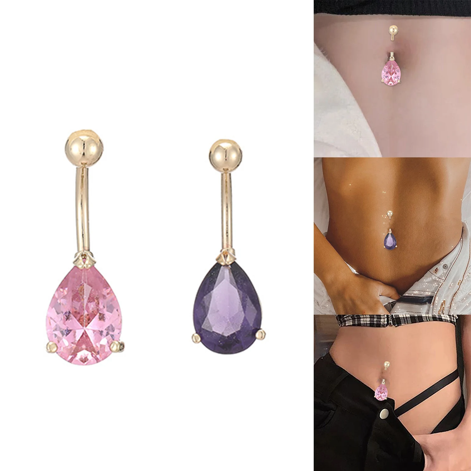 Peach Heart Crystal Belly Button Rings Belly Bar Navel Piercing Jewelry Hot Summer Women Jewelry Navel Piercing Belly Nombril
Peach Heart Crystal Belly Button Rings Belly Bar Navel Piercing Jewelry Hot Summer Women Jewelry Navel Piercing Belly Nombril