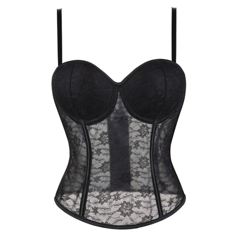 Women's Lace Cover Overbust Corset Adjustable Straps Lingerie Carnival Waist and Body Shaper Bustier Plus Size
Women's Lace Cover Overbust Corset Adjustable Straps Lingerie Carnival Waist and Body Shaper Bustier Plus Size