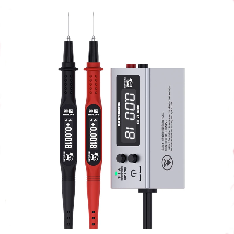 MECHANIC SHERLOCK V2.0 Multimeter Visual Pen Voltage Internal Screen Display for Phone Voltage Test Table Inspection Repair
MECHANIC SHERLOCK V2.0 Multimeter Visual Pen Voltage Internal Screen Display for Phone Voltage Test Table Inspection Repair
