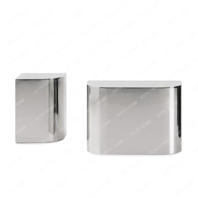 Special-Shaped Stainless Steel Corner Table Modern Minimalist Living Room Sofa Side Table Bedroom Combination Size Side Table
Special-Shaped Stainless Steel Corner Table Modern Minimalist Living Room Sofa Side Table Bedroom Combination Size Side Table