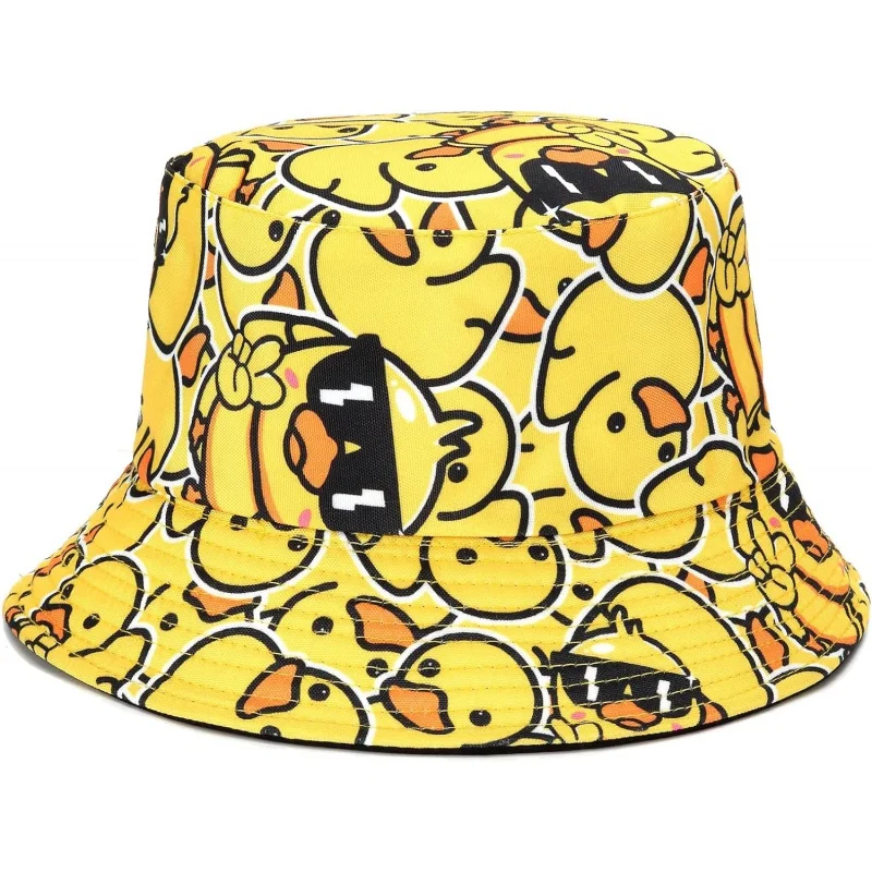 Unisex Trendy Cute Sunglasses Duck Bucket Hat Packable Outdoor Lightweight Cotton Sun Cap Fisherman Hat for Women and Men
Unisex Trendy Cute Sunglasses Duck Bucket Hat Packable Outdoor Lightweight Cotton Sun Cap Fisherman Hat for Women and Men