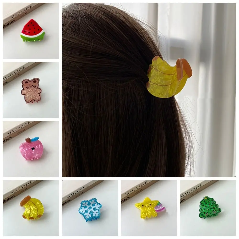 Bear Acetate Star Hair Claw Elegant Banana Tree Fruits Hairgrips Animal Fruits Christmas Hair Clip Female/Children
Bear Acetate Star Hair Claw Elegant Banana Tree Fruits Hairgrips Animal Fruits Christmas Hair Clip Female/Children