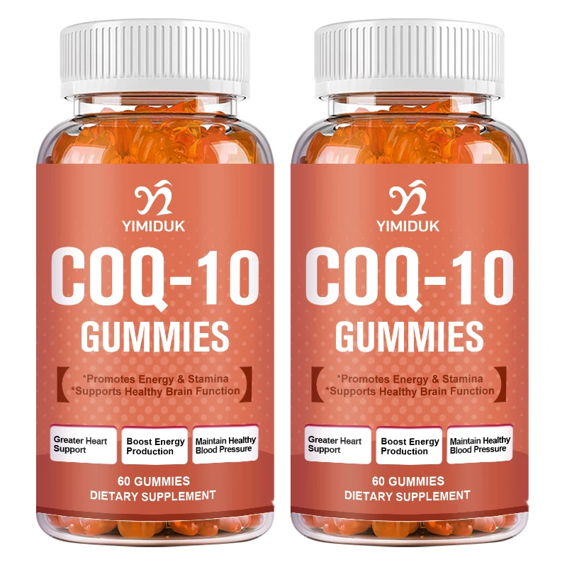 

COQ10 Coenzyme Q10 Zinc Gummies, Vitamin B3 Supports Heart & Blood Vessels Health and Cellular Energy Production Liver Detox