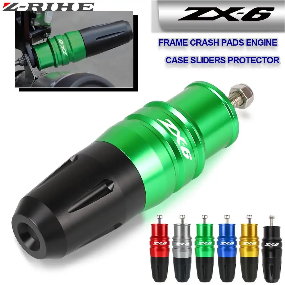 CNC Frame Crash Pads Engine Case Sliders Protector For KAWASAKI ZX-6 ZX6 1990-2020 Motorcycle Accessories Falling Protection Pad
CNC Frame Crash Pads Engine Case Sliders Protector For KAWASAKI ZX-6 ZX6 1990-2020 Motorcycle Accessories Falling Protection Pad