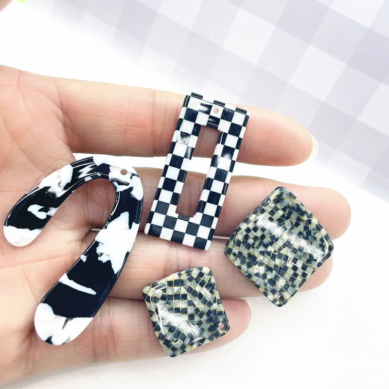 10 PCS Fashion Acetic Acid Acrylic Earrings Pendant Accessories For DIY Jewelry Making Material
10 PCS Fashion Acetic Acid Acrylic Earrings Pendant Accessories For DIY Jewelry Making Material