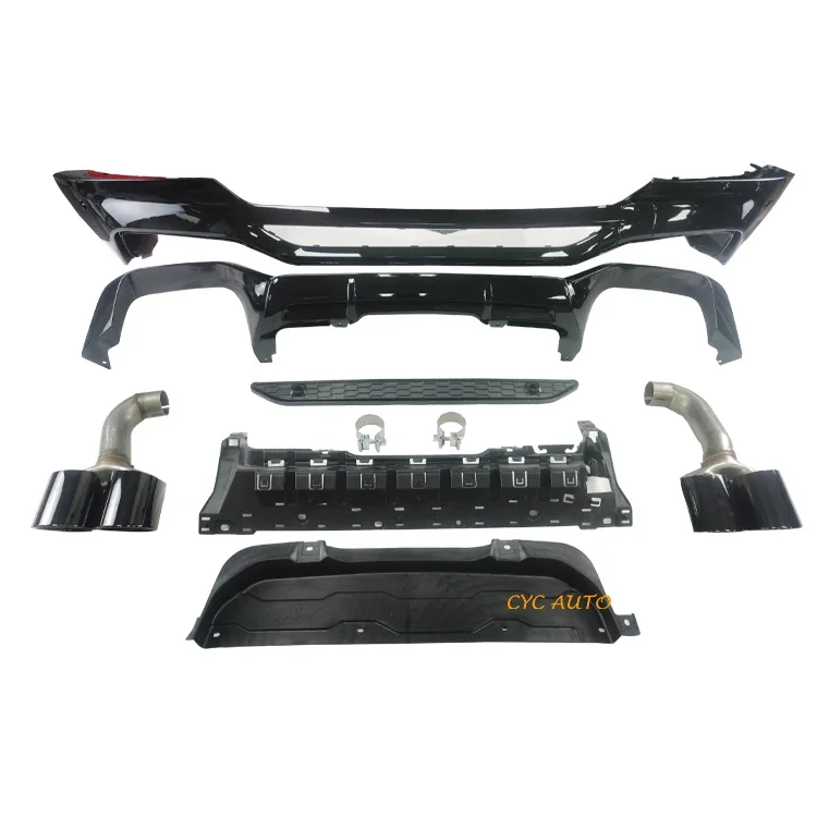 Black color Auto accessories G02 bodykit parts X4M rear diffuser with pipe for X4 series
Black color Auto accessories G02 bodykit parts X4M rear diffuser with pipe for X4 series