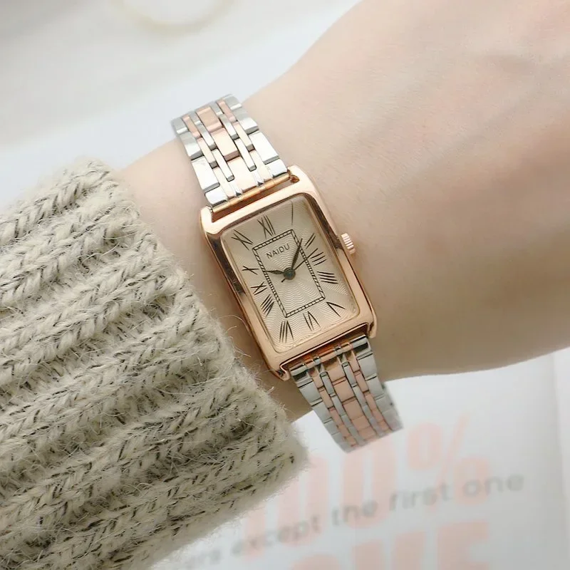 Watches for Women Rectangular Roman Scale Ladies Steel Strap Watch Fashion Trend Thin Strap Quartz Wristwatches Relogio Feminino
Watches for Women Rectangular Roman Scale Ladies Steel Strap Watch Fashion Trend Thin Strap Quartz Wristwatches Relogio Feminino