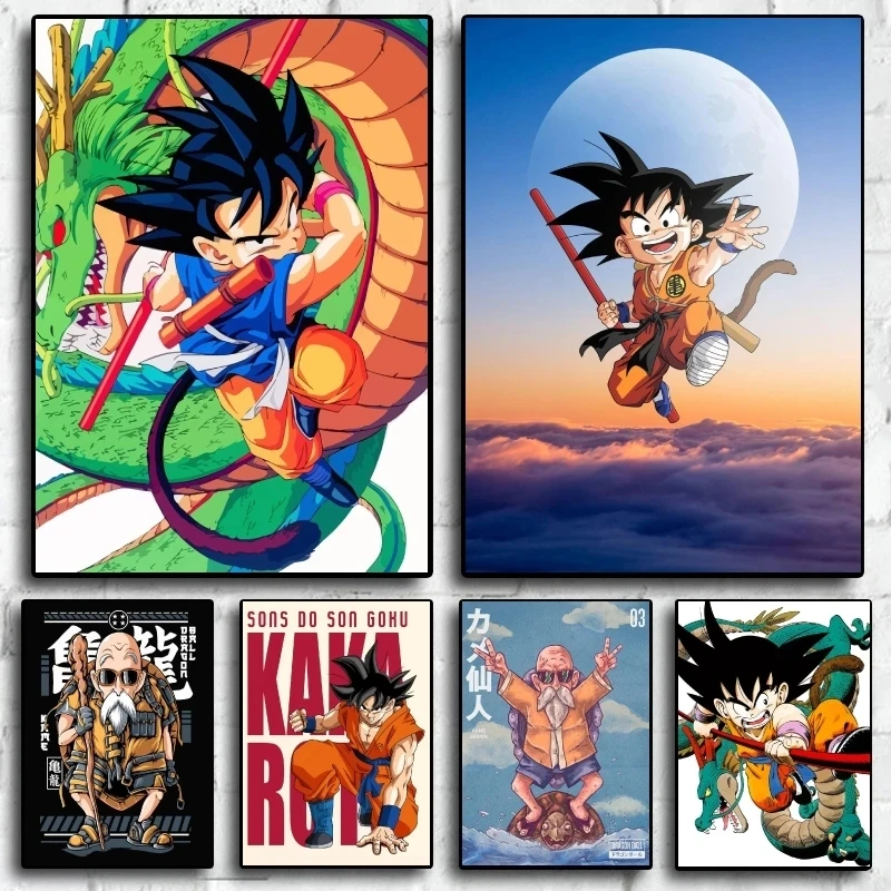 Anime Art Dragon Ball Masters Roshi Goku Home Decor Painting Living Room Canvas Hd Printing Poster Samurai Wall Mural
Anime Art Dragon Ball Masters Roshi Goku Home Decor Painting Living Room Canvas Hd Printing Poster Samurai Wall Mural