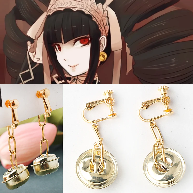 Anime Danganronpa Celestia Ludenberg Bell Earrins For Women Girl 3D Ball Dangle Earrings Cosplay Accessories Gift 
Anime Danganronpa Celestia Ludenberg Bell Earrins For Women Girl 3D Ball Dangle Earrings Cosplay Accessories Gift