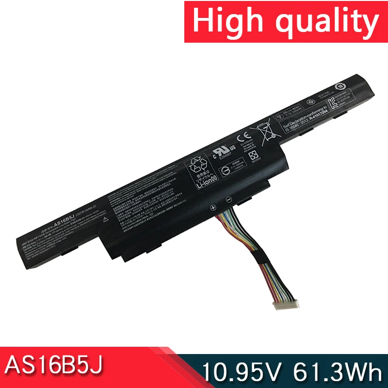 Новая батарея для ноутбука AS16B5J AS16B8J 10,95 V 61.3Wh для Acer Aspire E5-575G F15 F5-573G E5-575G-53VG 3INR19/66-2
Новая батарея для ноутбука AS16B5J AS16B8J 10,95 V 61.3Wh для Acer Aspire E5-575G F15 F5-573G E5-575G-53VG 3INR19/66-2