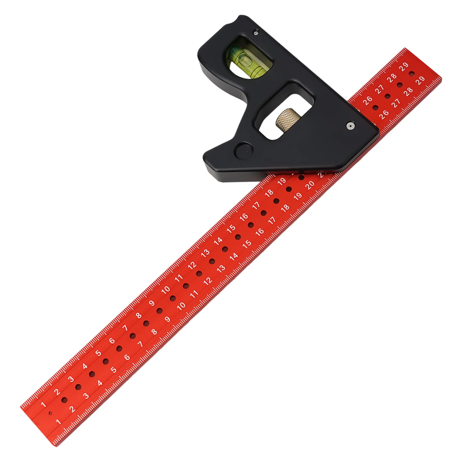 Precision Carbon Steel Combination Square Material Easy and Quick to Use Accommodates Rulers of Different Widths
Precision Carbon Steel Combination Square Material Easy and Quick to Use Accommodates Rulers of Different Widths