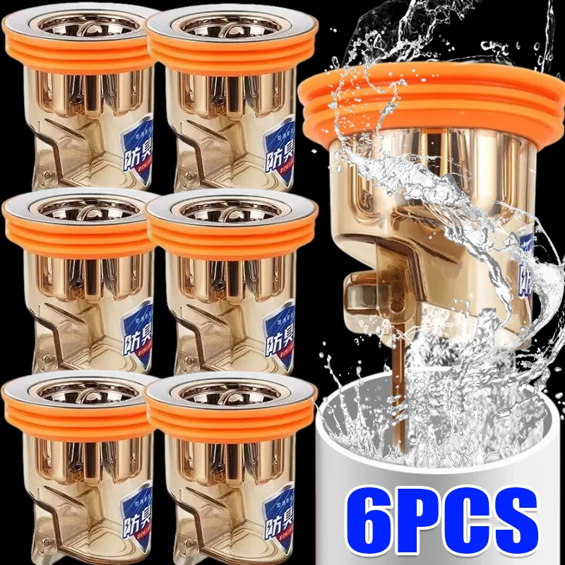 6/1PCS Gravity-Induction Floor Drain-Core Bathroom Anti-Odor No Smell Drain Plug for Kitchen Toilet Sewer Deodorant Floor Drains
6/1PCS Gravity-Induction Floor Drain-Core Bathroom Anti-Odor No Smell Drain Plug for Kitchen Toilet Sewer Deodorant Floor Drains
